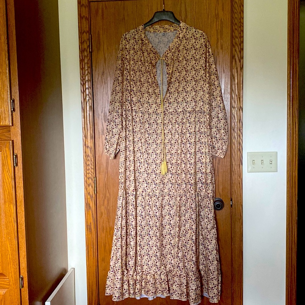 Women’s 5X long Dress Fall Colors by Misslook